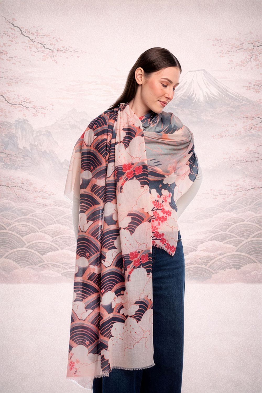 Rosalie  Merino/Silk Wrap