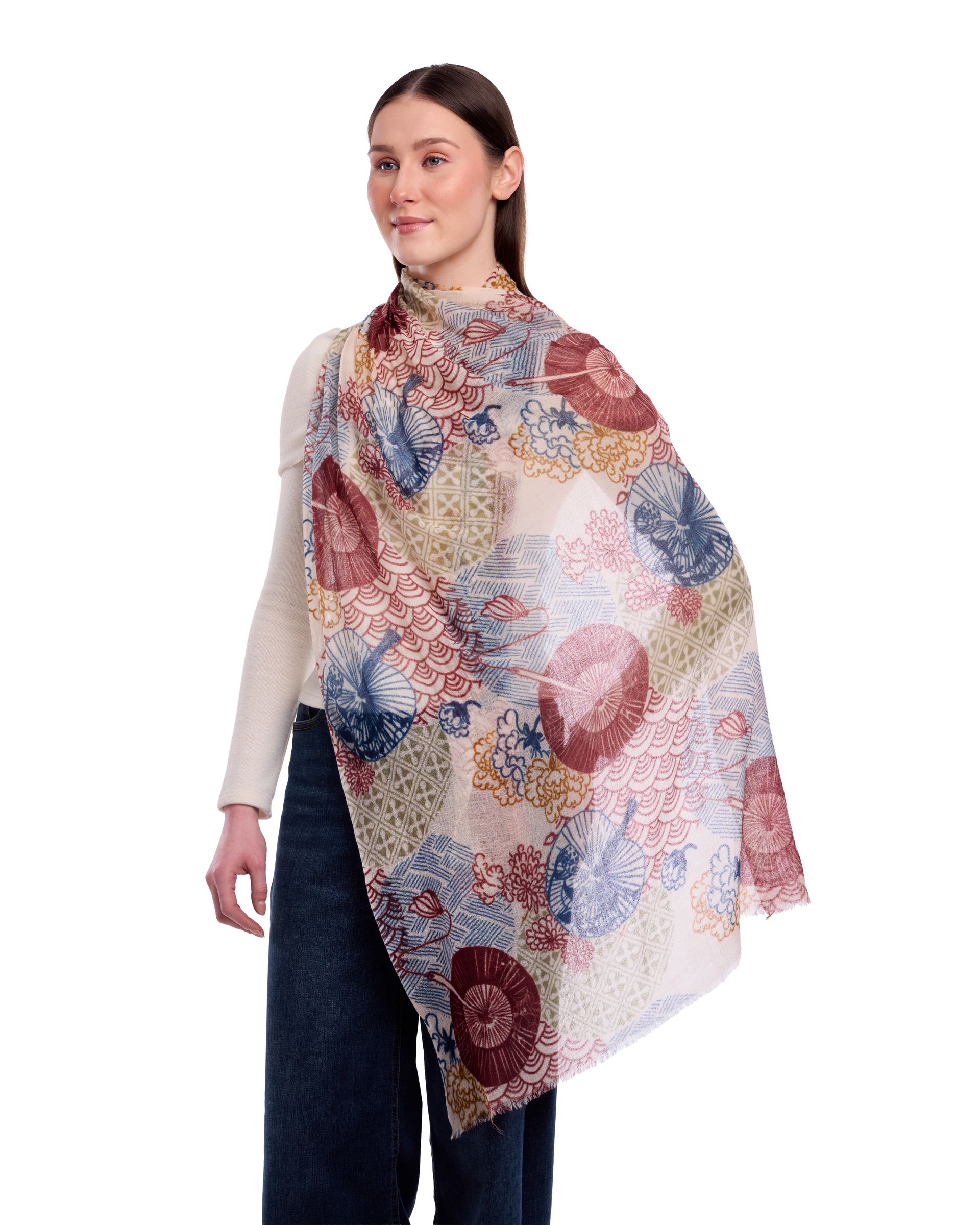 Kasa Wool Silk Scarf