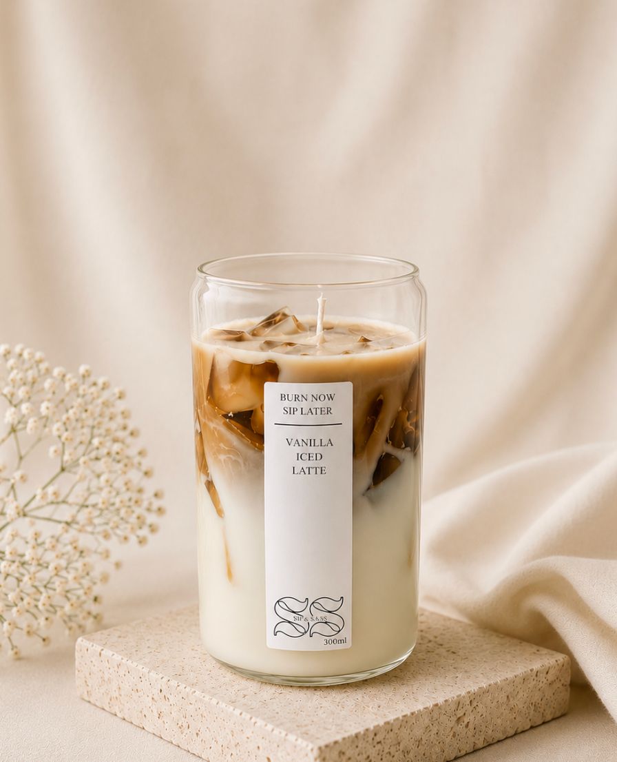 Vanilla Iced Latte Candle Out of stock - pre-order now  More stock coming soon