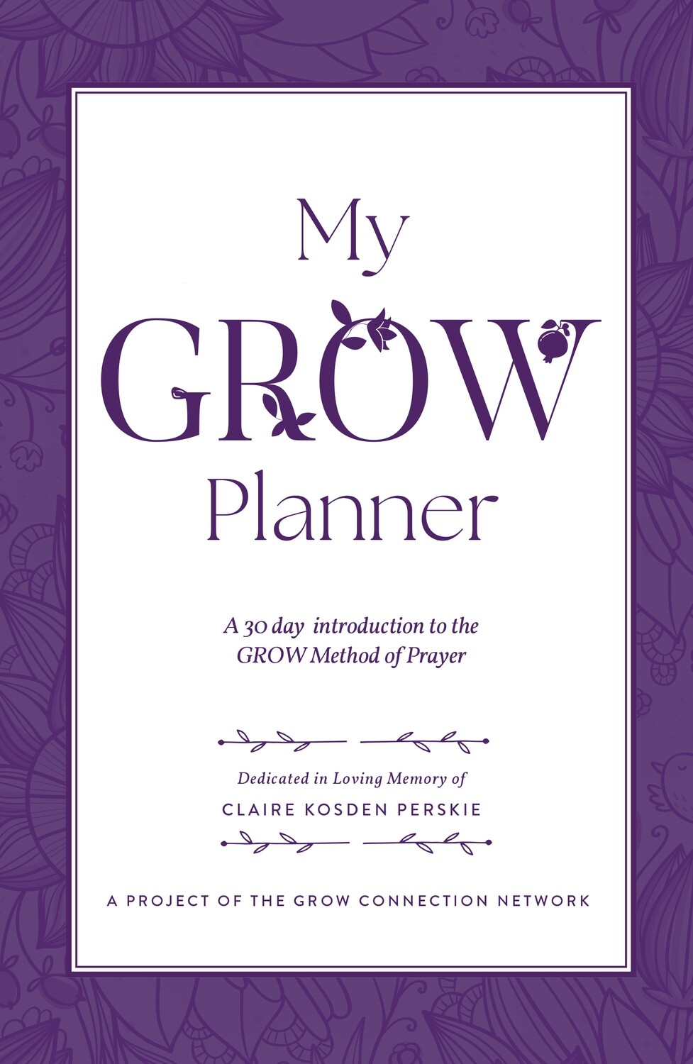30 Day GROW Planner - Purple Level 1