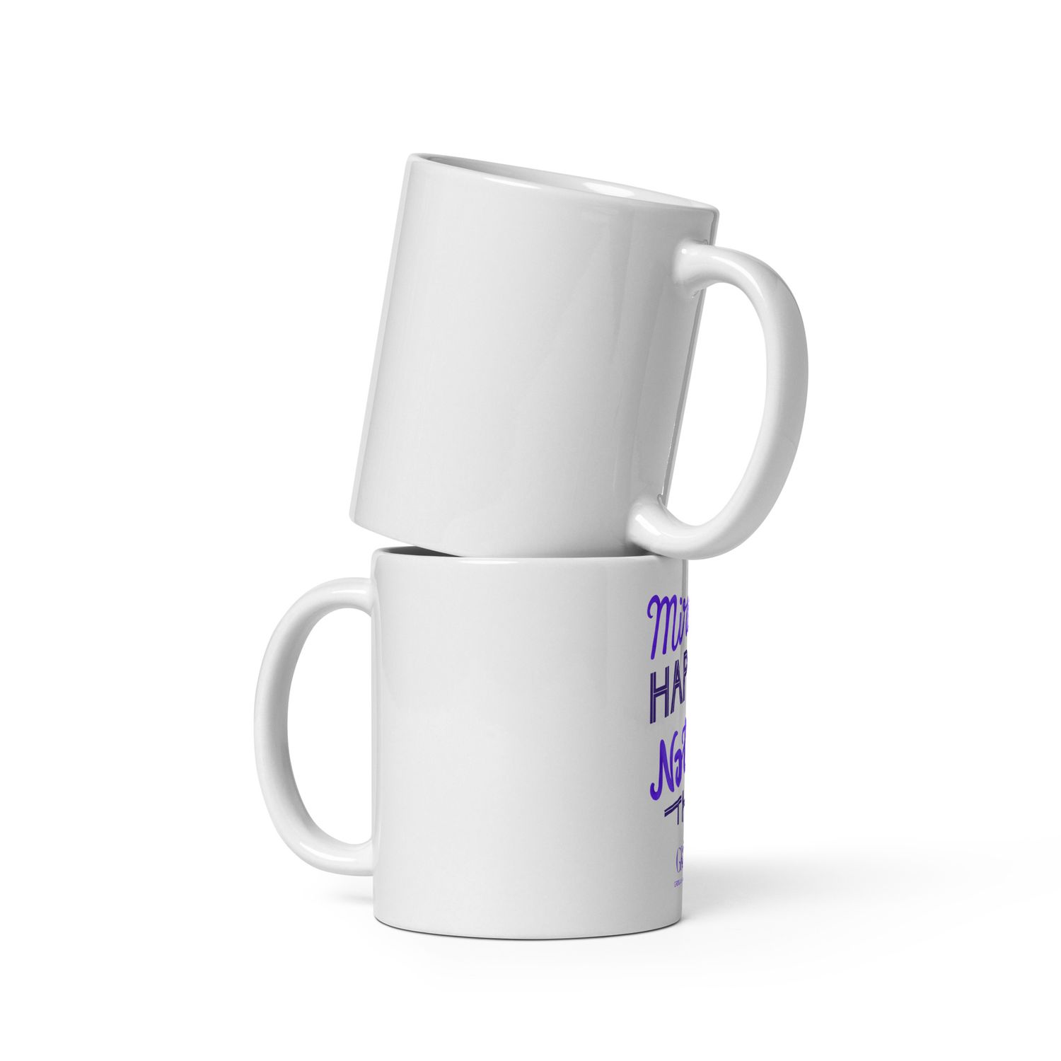 White glossy mug White glossy mug