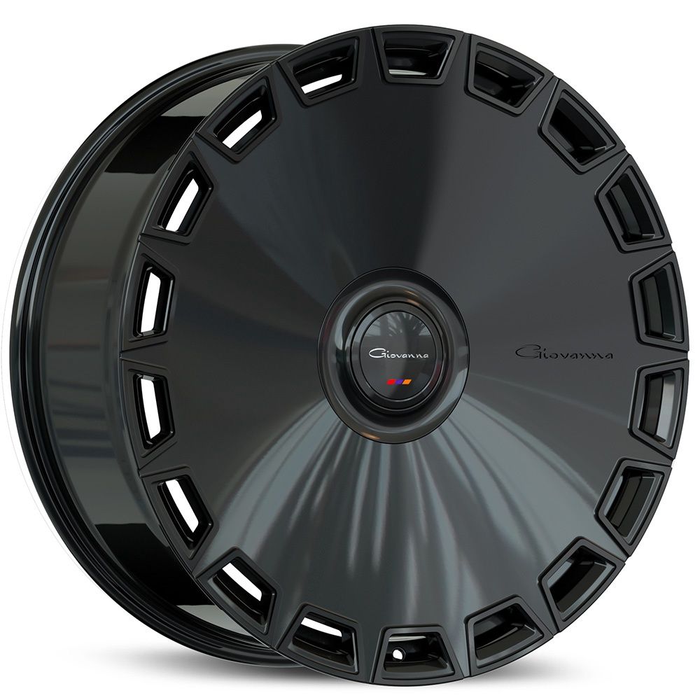 Giovanna Dicotto Wheels, Finish: Gloss Black, Size: 24X10