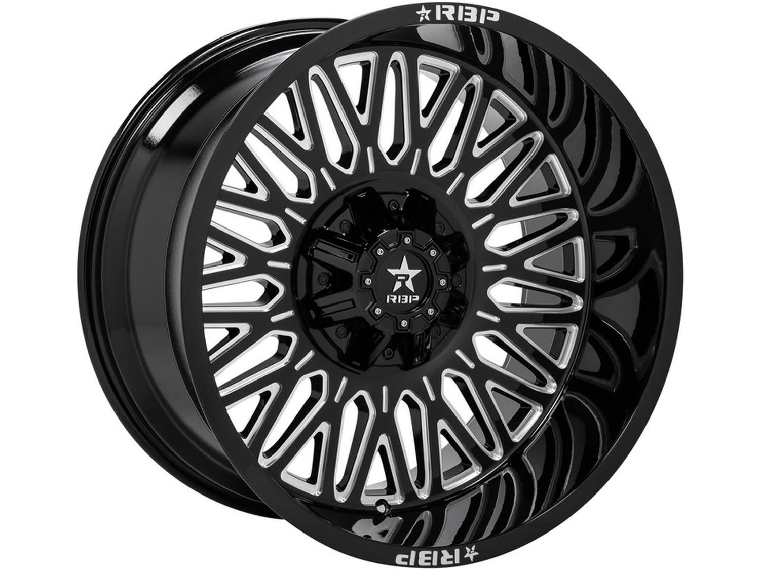 RBP 02R Tycoon Wheels, Finish: Gloss Black Machine, Size: 20X10