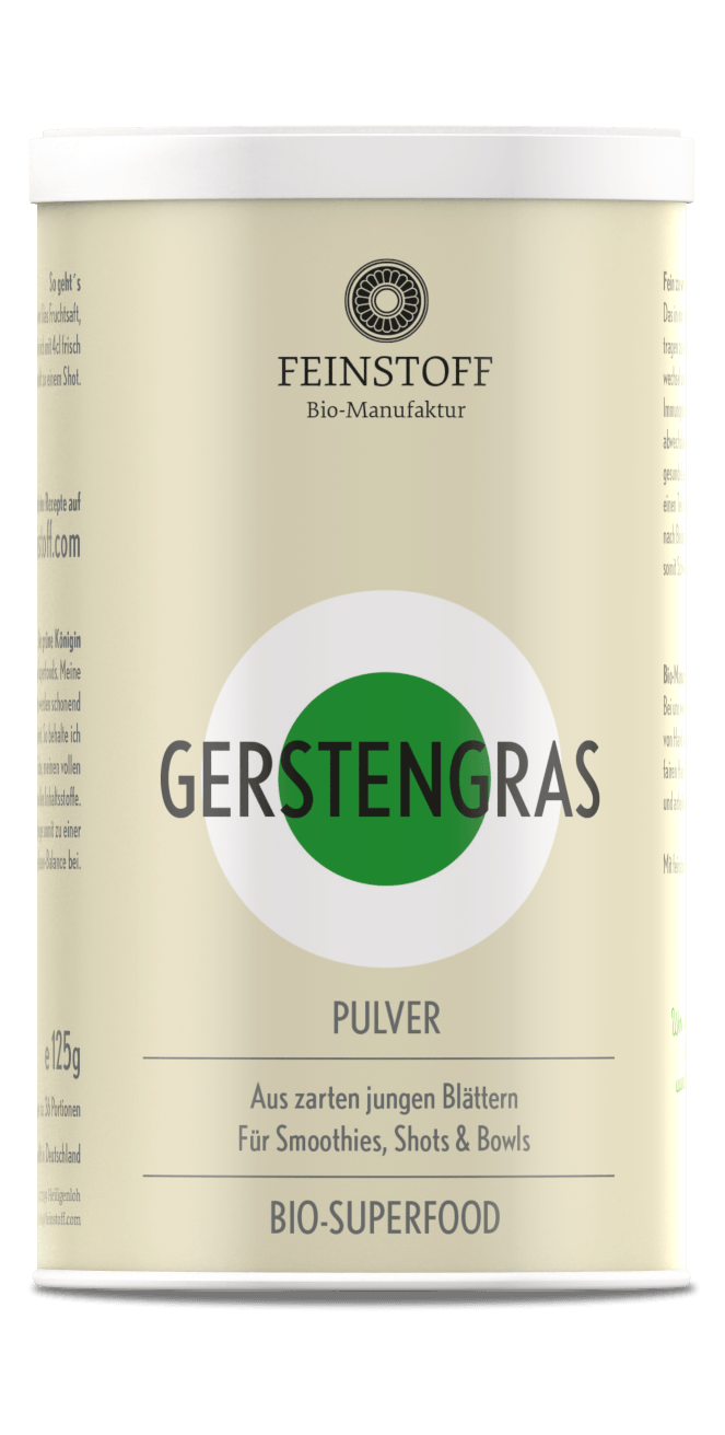 Bio Gerstengras Pulver 125g Dose