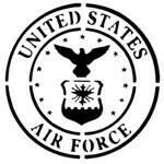 &quot;Air Force Badge Seal&quot; Stencil