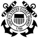 &quot;United States Coast Guard Badge&quot; Stencil