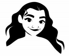 &quot;Moana&quot; Stencil