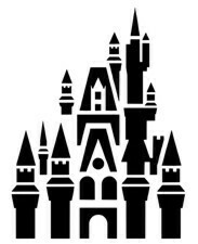 &quot;Disney Cinderella Castle&quot; Stencil
