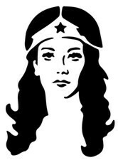 &quot;Wonder Woman&quot; Stencil