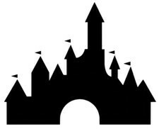 &quot;Disney Cinderella Castle #2&quot; Stencil