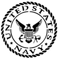 US Navy Round Badge Stencil