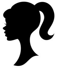 &quot;Barbie Silhouette&quot; Stencil