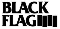 &quot;Black Flag Logo w/ Font&quot; Stencil