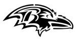 Baltimore Ravens &quot;Primary Logo&quot; Stencil