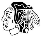 Chicago Blackhawks &quot;Primary Logo&quot; Stencil