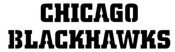 Chicago Blackhawks &quot;Script&quot; Stencil