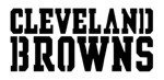 Cleveland Browns &quot;Script&quot; Stencil
