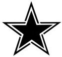 Dallas Cowboys &quot;Primary Logo&quot; Stencil