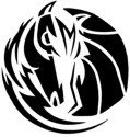 &quot;Dallas Mavericks&quot; &quot;Primary Logo&quot; Stencil