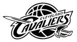 Cleveland Cavaliers &quot;Ball, Font &amp; Sword&quot; Stencil