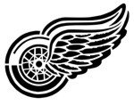 Detroit Detroit Red Wings &quot;Primary Logo&quot; Stencil