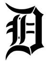 Detroit Tigers &quot;Alternate Logo&quot; Stencil