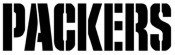 Green Bay Packers &quot;Script&quot; Stencil