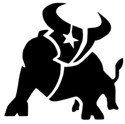 Houston Texans &quot;Bull Logo&quot; Stencil