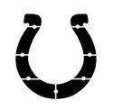 Indianapolis Colts &quot;Primary Logo-B&quot; Stencil