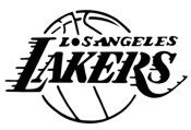 Los Angeles Lakers &quot;Primary Logo&quot; Stencil