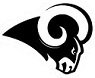 Los Angeles Rams &quot;Primary Logo&quot; Stencil