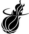 Miami Heat &quot;Primary Logo&quot; Stencil