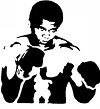 Muhammad Ali Stencil