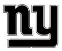 New York Giants &quot;Primary Logo&quot; with Border Stencil