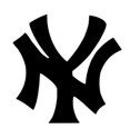 New York Yankees &quot;Ball Cap Logo&quot; Stencil