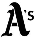 Oakland A&#39;s &quot;Ball Cap Logo&quot; Stencil