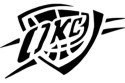 Oklahoma Thunder &quot;Primary Logo&quot; Stencil