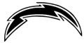 San Diego Chargers &quot;Primary Logo&quot; Stencil