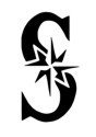 Seattle Mariners &quot;Ball Cap Logo&quot; Stencil