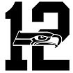 Seattle Seahawks 12th Man Stencil