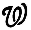 Washington Nationals &quot;Ball Cap Logo&quot; Stencil
