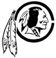 Washington Redskins &quot;Primary Logo&quot; Stencil