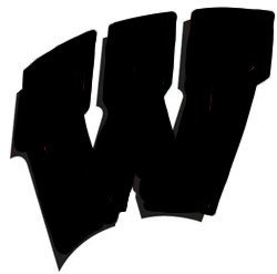 Wisconson Badgers &quot;Primary Logo&quot; Stencil