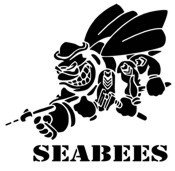 &quot;Navy Seabees w/ Font&quot; Stencil