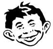 &quot;Alfred E Neuman&quot; Stencil