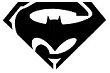 &quot;Batman/Superman #2&quot; Stencil
