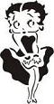 &quot;Betty Boop #2&quot; Stencil