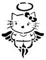 &quot;Hello Kitty #2&quot; Stencil