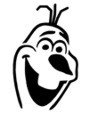 &quot;Olaf from Frozen&quot; Stencil #2