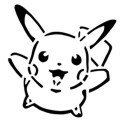 &quot;Pikachu&quot; Stencil